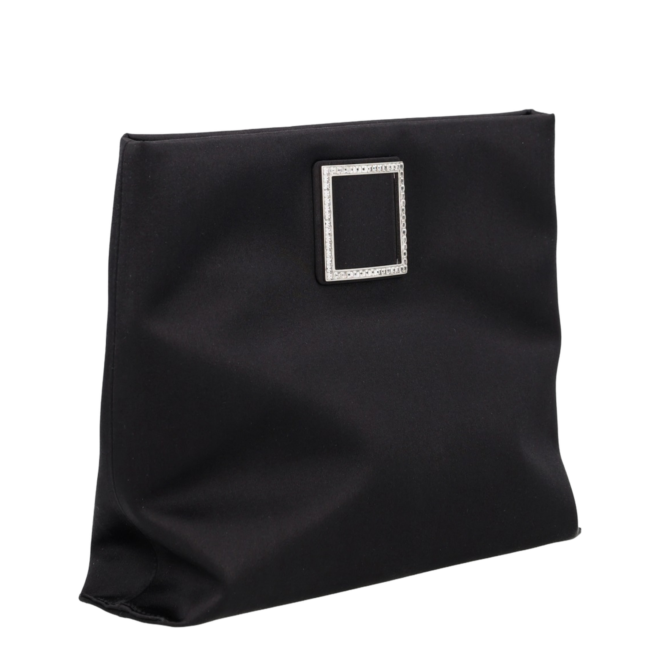 Trompette Clutch Satin Black - Image 2