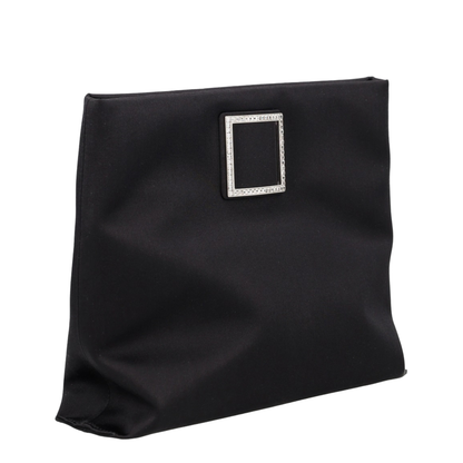 Trompette Clutch Satin Black - Image 2