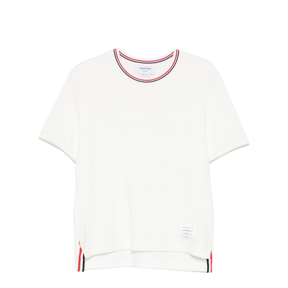 Cotton Waffle Rib Cuff Tee - Image 1