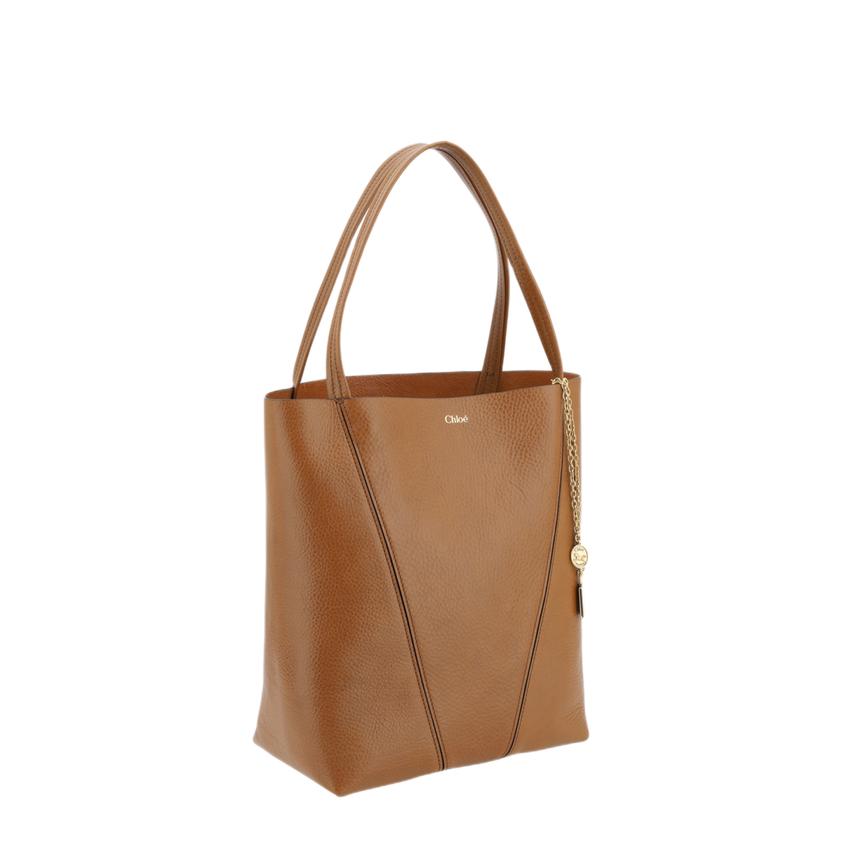 Spin Calfskin Tote - Clay Brown - Image 2