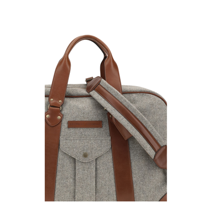 Wool and Leather Travel Bag - Image 4
