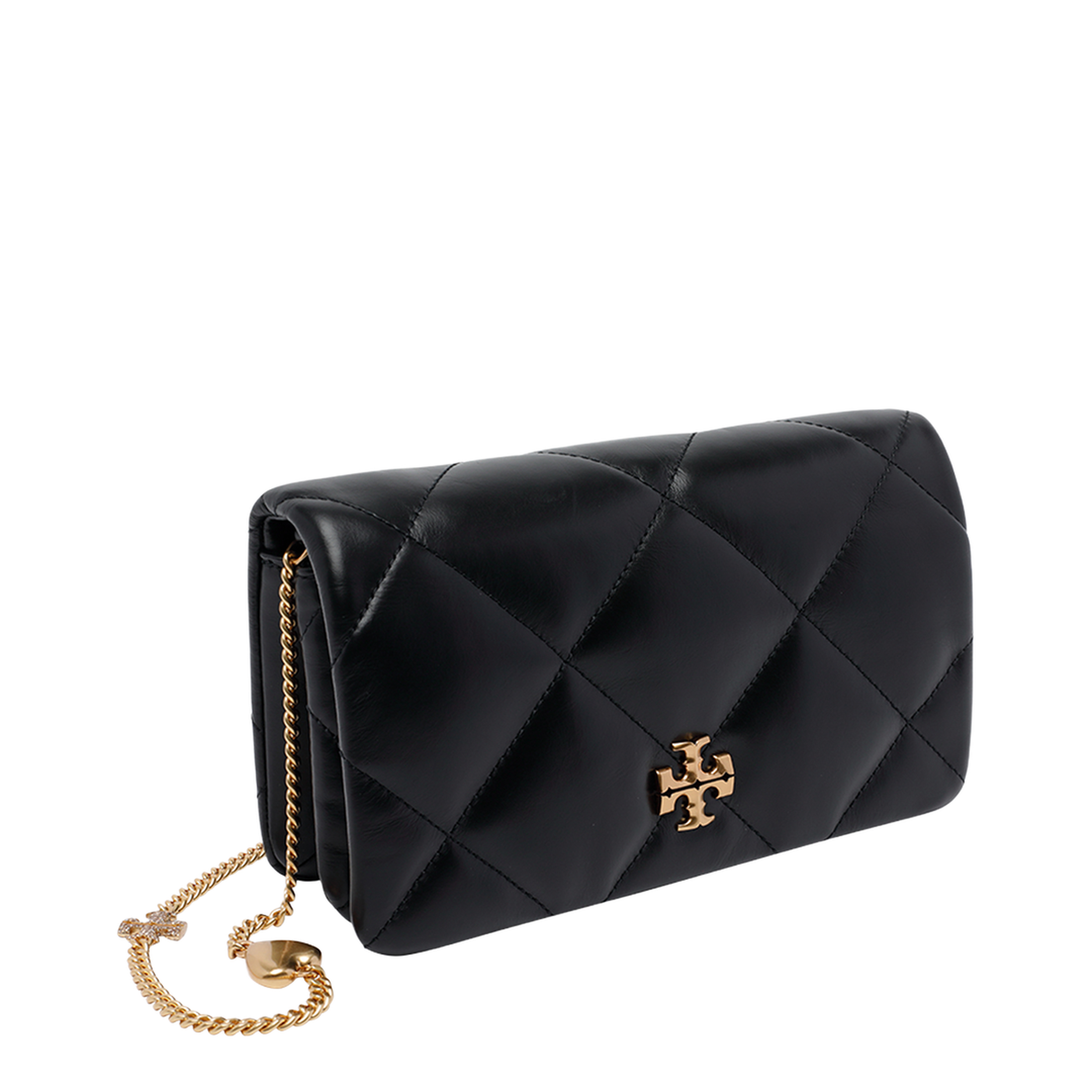 Kira Charm Diamond Quilt Chain Wallet Bag - Image 2