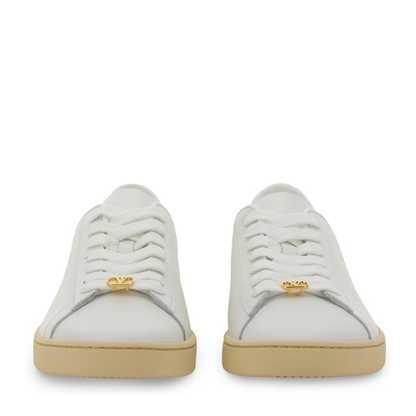 White Leather Sneakers - Image 4