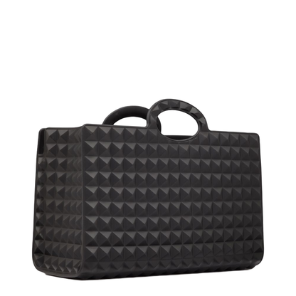 Black Rubber Le Troisième Shopping Bag - Image 3