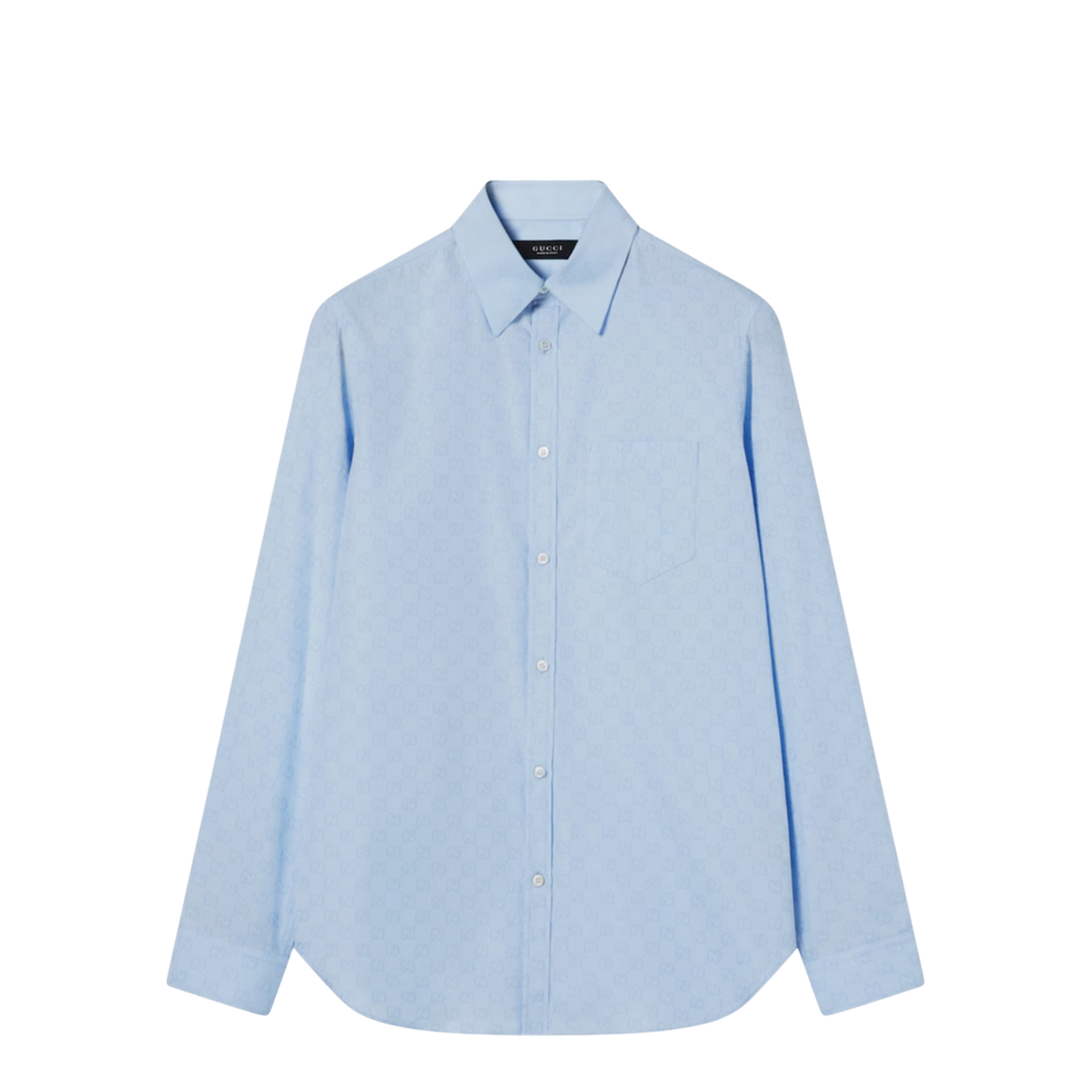 Light Blue Poplin Shirt - Image 1