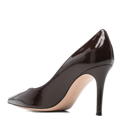 Glossy Nappa Leather Pumps - Image 2