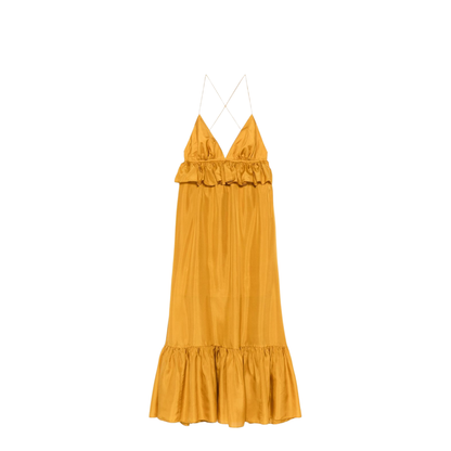 Silk Maxi Dress - Image 1