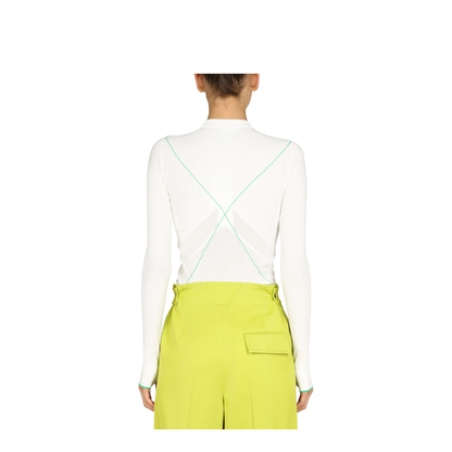 Contrasting Seams Sweater - Image 3