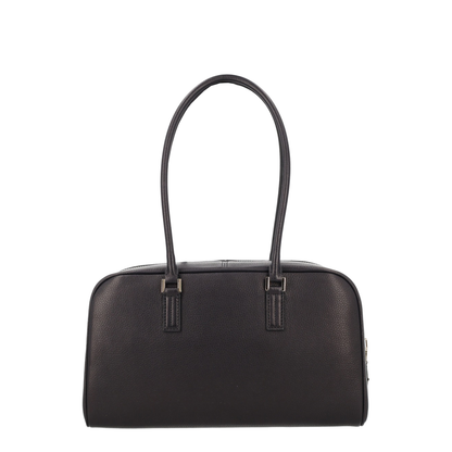 Stryke Small Soft Grain Leather Zipped Shoulder Bag - Caramel - Image 3
