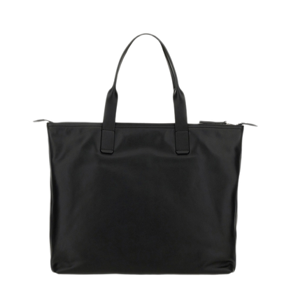 Adamo Medium Calfskin Shopping Bag - Black - Image 2