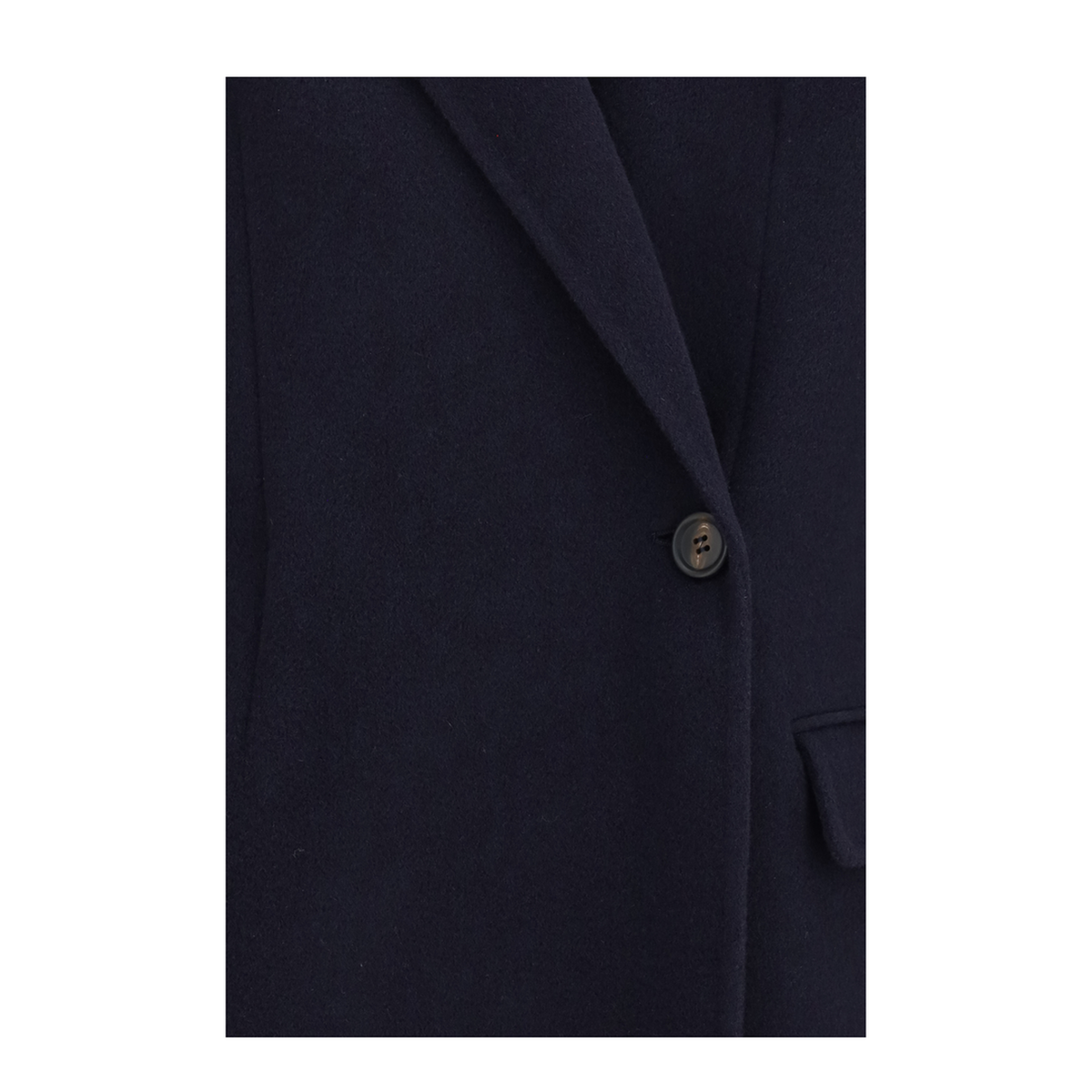 Single Breasted Wool And Cashmere Jacket - Image 3