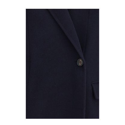 Single Breasted Wool And Cashmere Jacket - Image 3