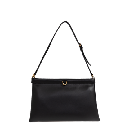 Medium Leather Clutch Talk Black - Image 3