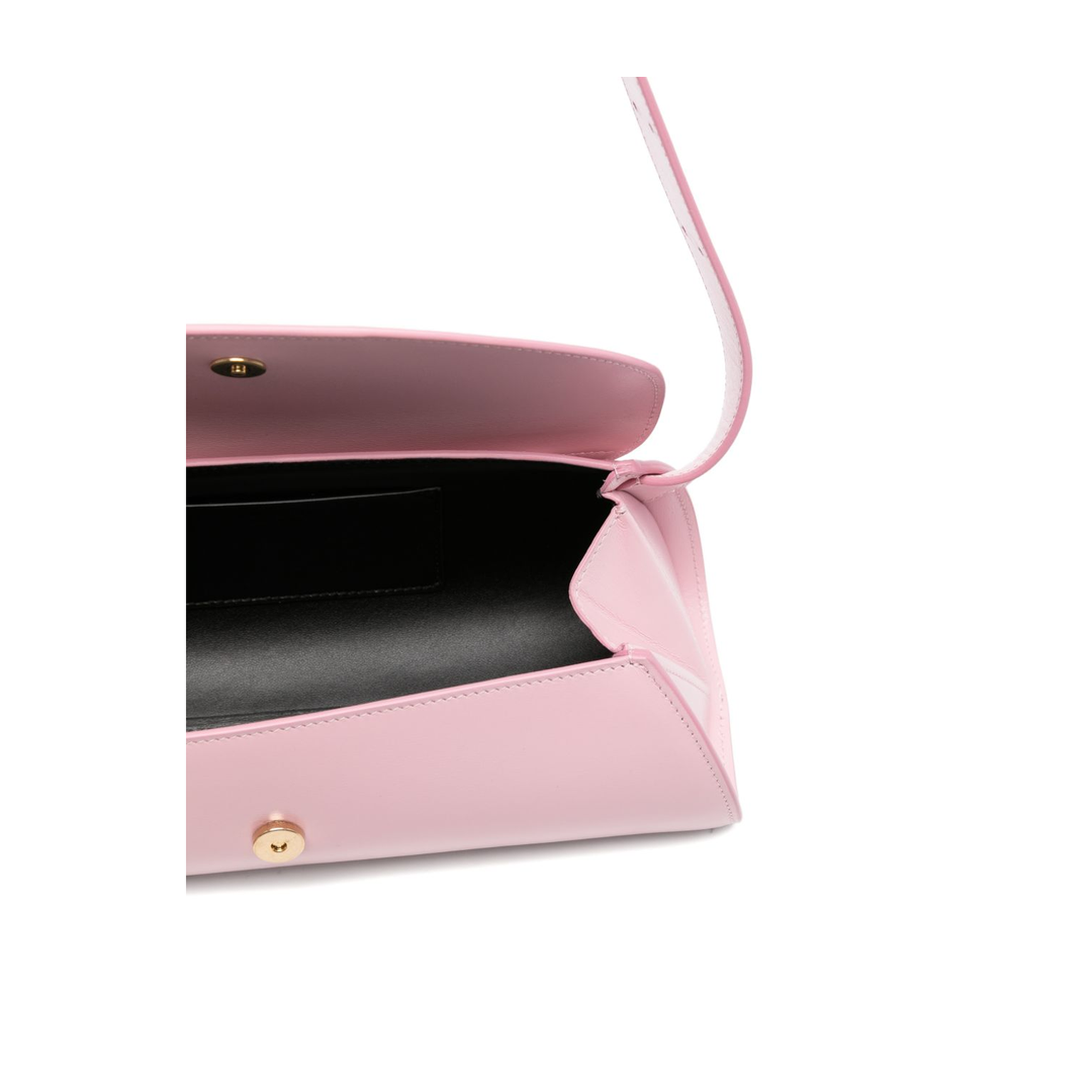Cannolo Small Calfskin Shoulder Bag - Pale Pink - Image 5