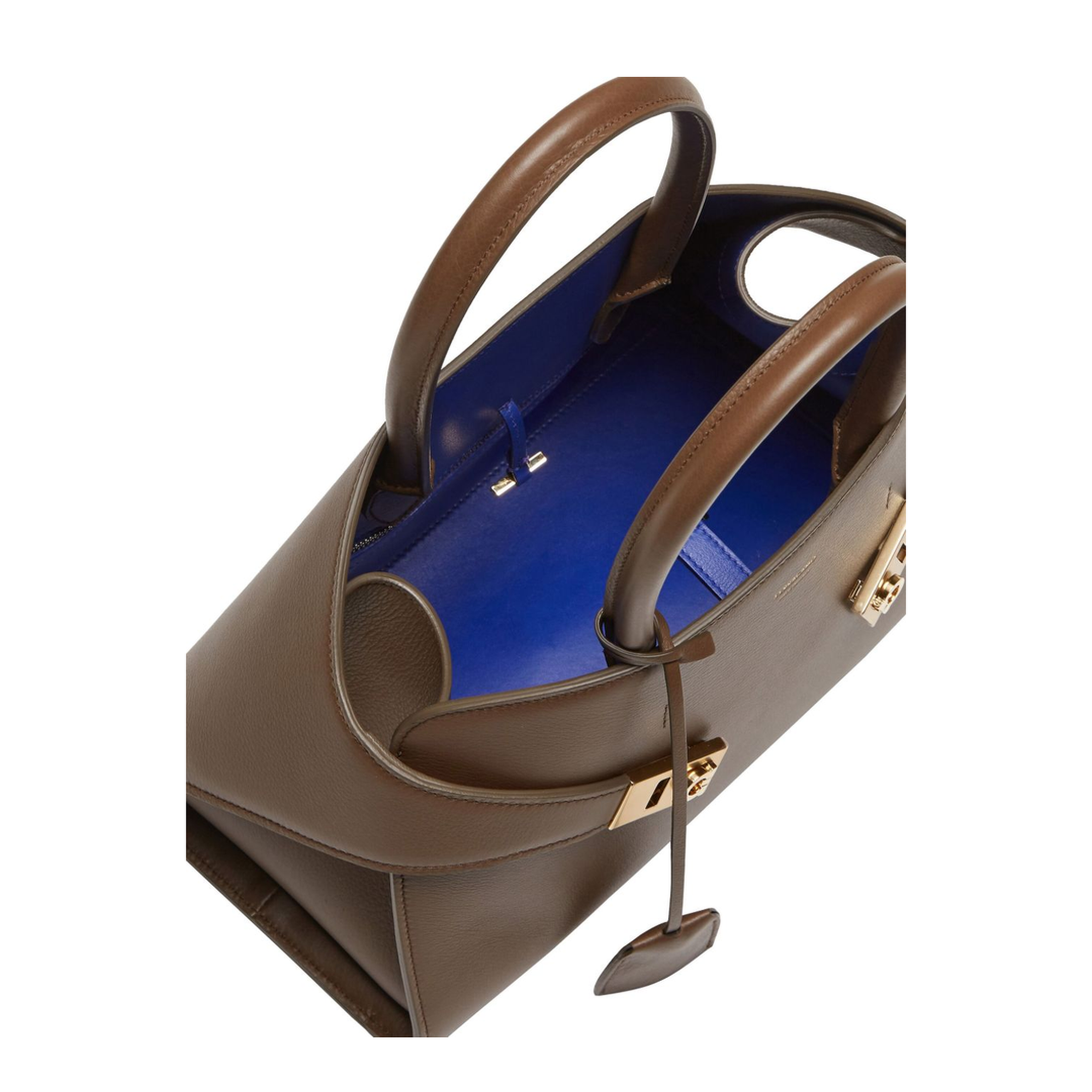 Small Leather Hug Tote Bag - Image 4