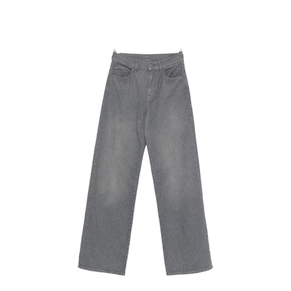 Button Fly Fastening Five Pockets Belt Loops - Image 1