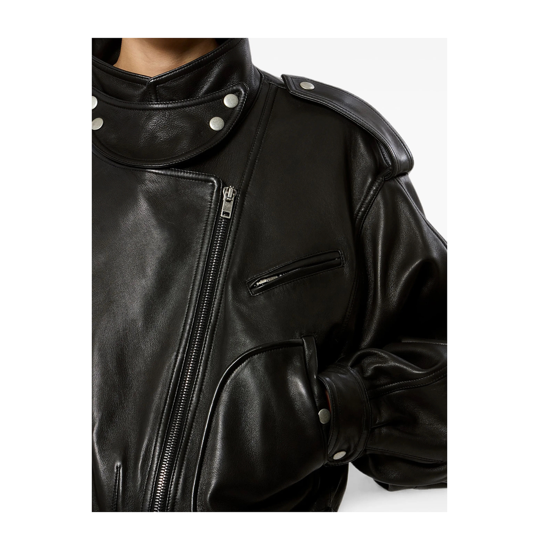 Farza Leather Jacket - Image 3
