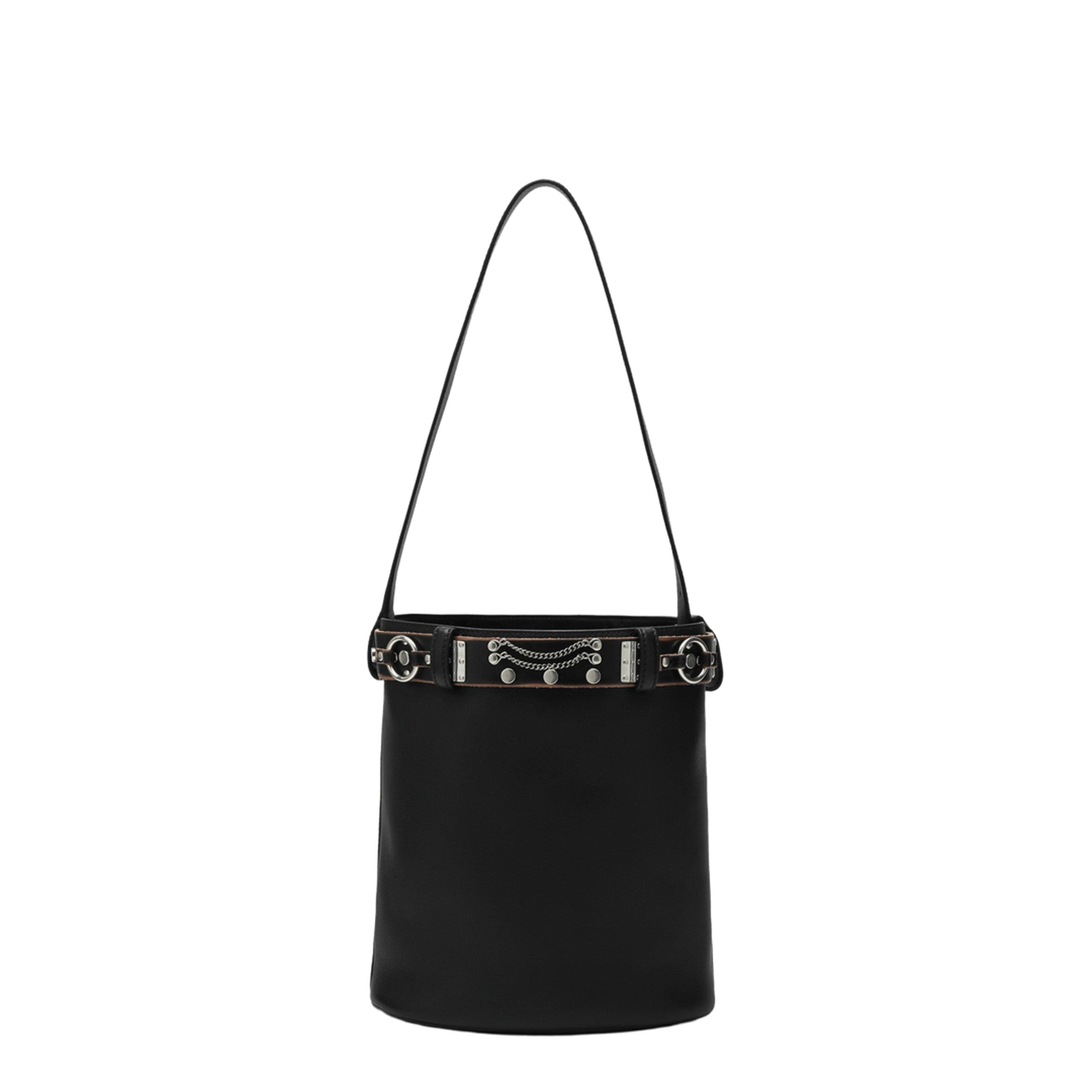 Bucket Bag with Studded Belt - Image 2