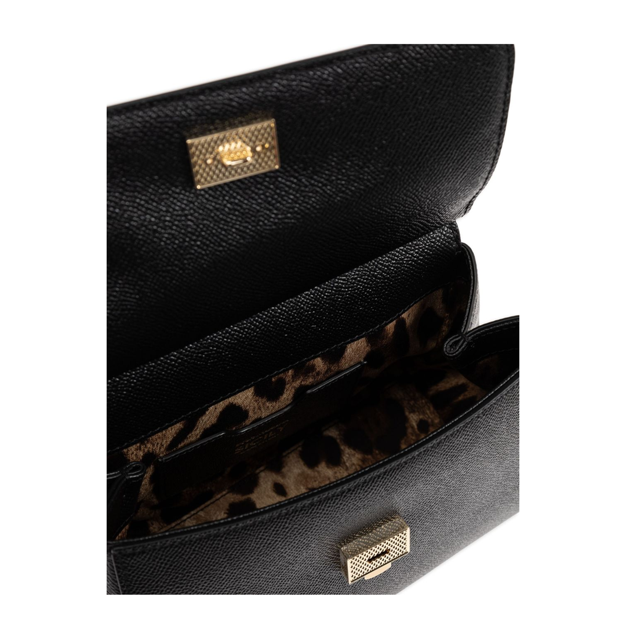 Medium Sicily Handbag in Black - Image 2