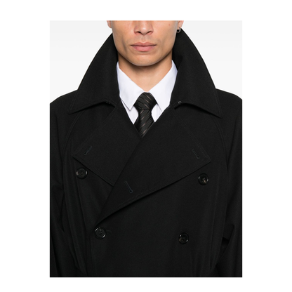 Long Wool Coats - Black - Image 3