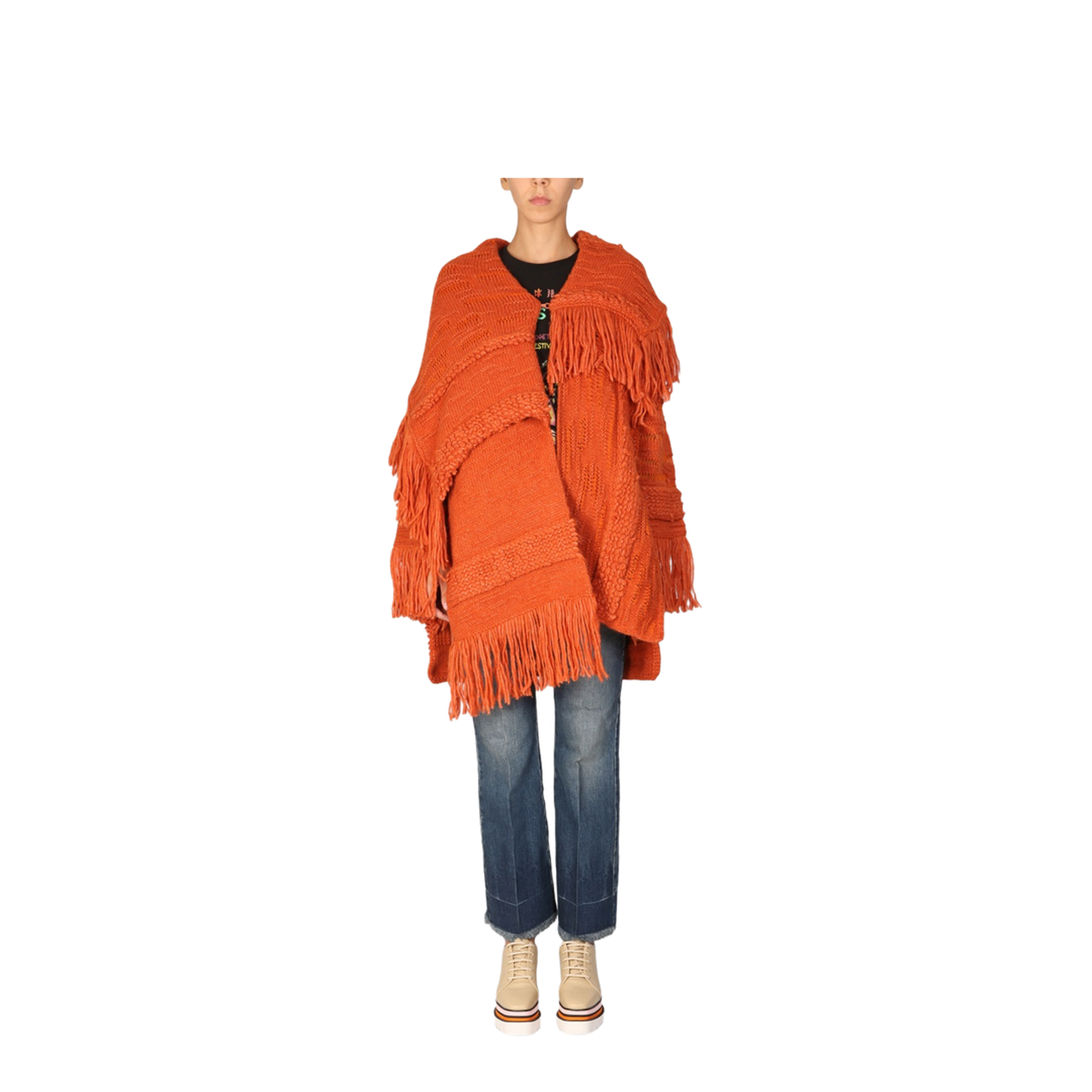 Knitted Textured Coat - Image 1