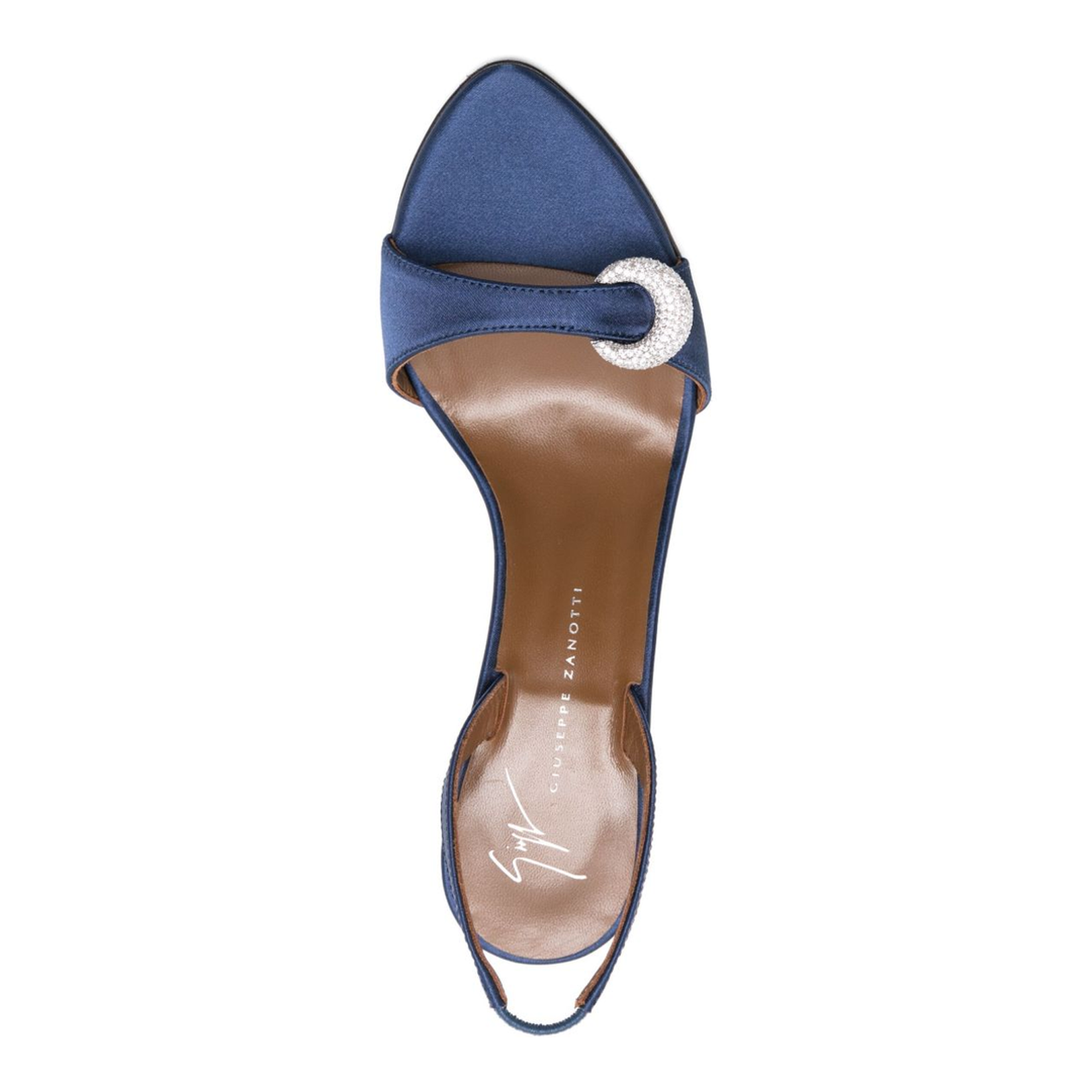 Slingback Strap Sandals Blue - Image 4