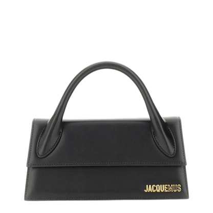 Le Chiquito Long Calf Leather Handbag - Black - Image 1