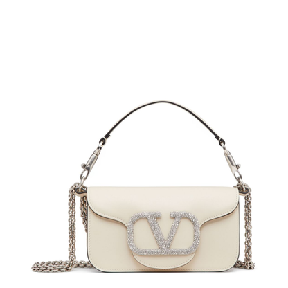 V-Logo Ivory Handbag - Image 1