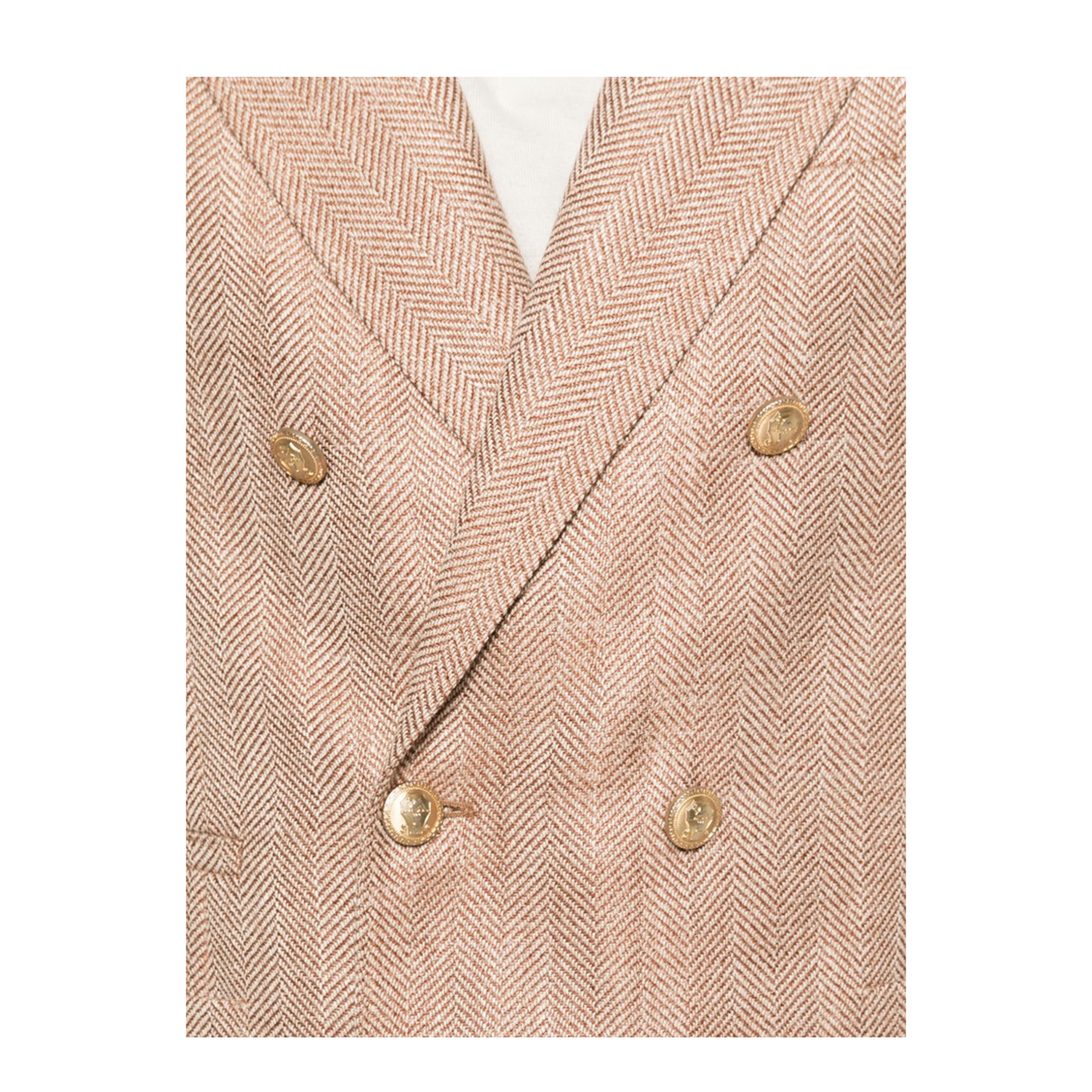 Double Breasted Jacket Orange - Image 5