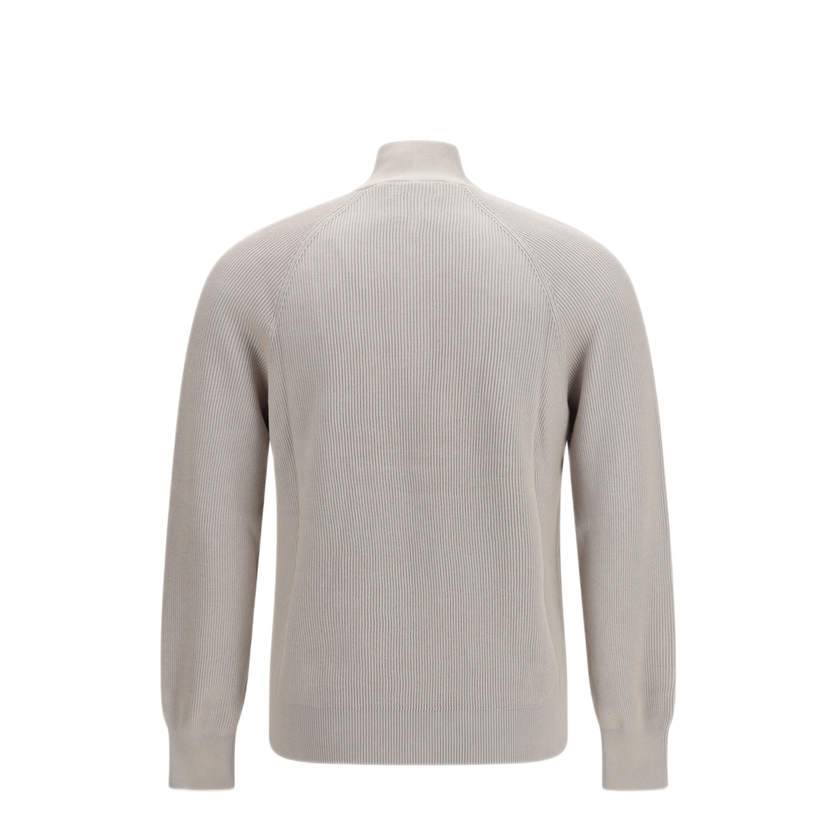 Cotton Sweater With High Neckline - Image 2