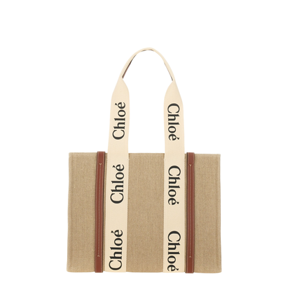 Double Long Handle Linen Bag with Logo - Image 7