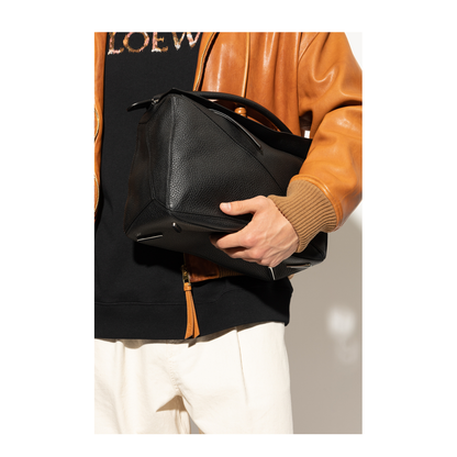 Puzzle Large Hand Bag Black - Image 2