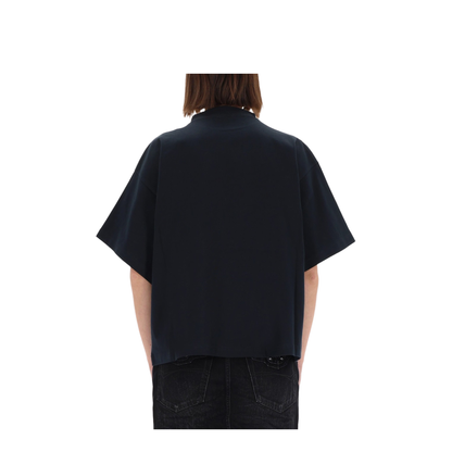 Cropped Nano Bb T-Shirt in Black - Image 4