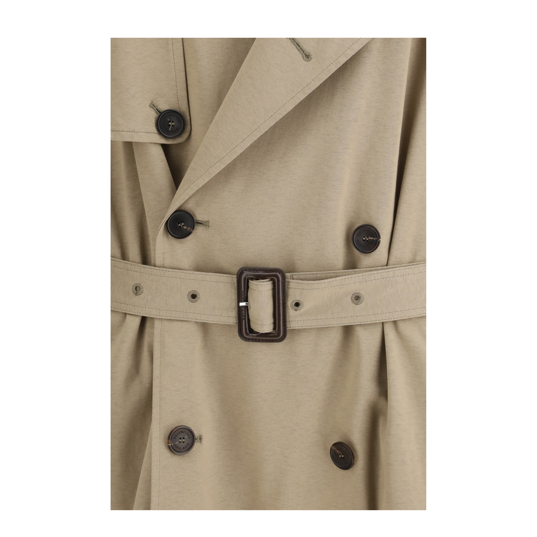 Belted Double-Breasted Trench Coat - Image 3