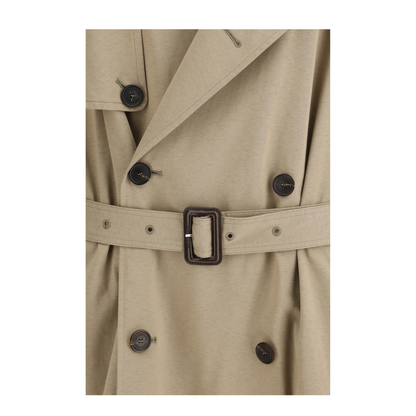Belted Double-Breasted Trench Coat - Image 3