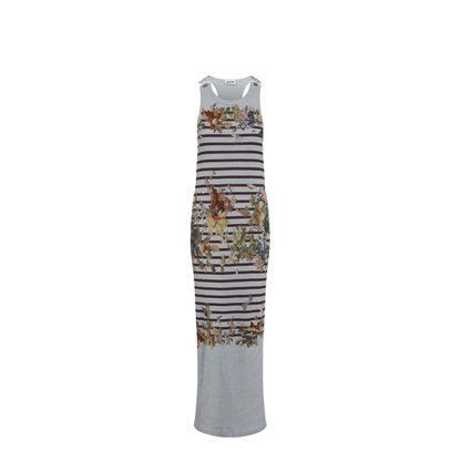 Mariniere Grape Long Dress - Image 3