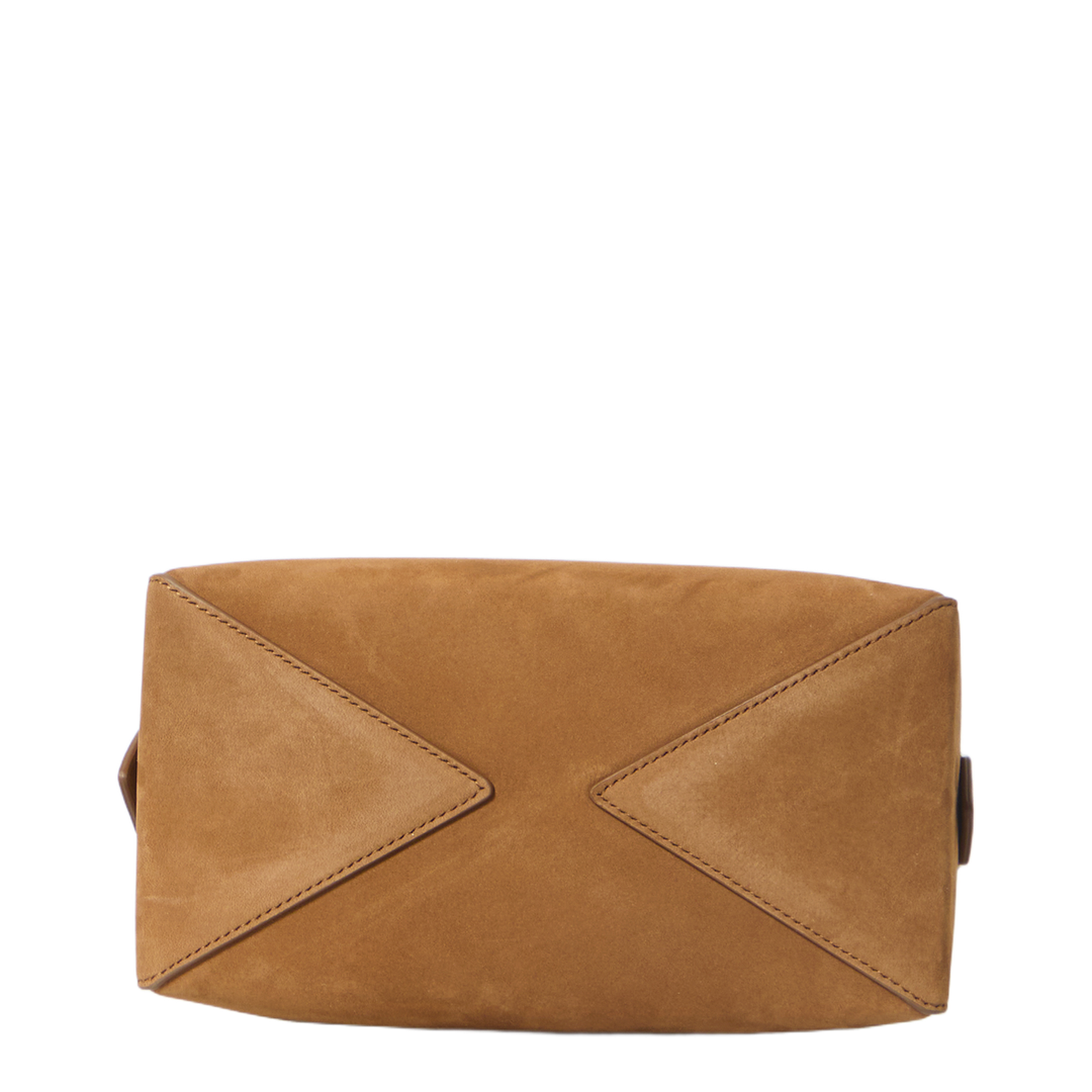 Le Bouledogue Small Nubuck Shoulder Bag - Terre d’Ombre Marron - Image 3