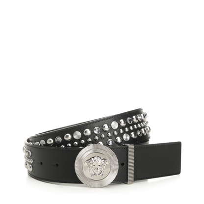 Belt H.40 Lamb Leather with Studs - Image 2