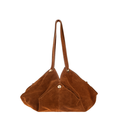 Protea Bucket Bag Suede Brown - Image 3