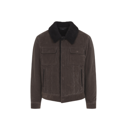 900 Wale Cord Sherling Collar Trucker - Image 2