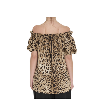 Animal Print Cotton Top - Image 4