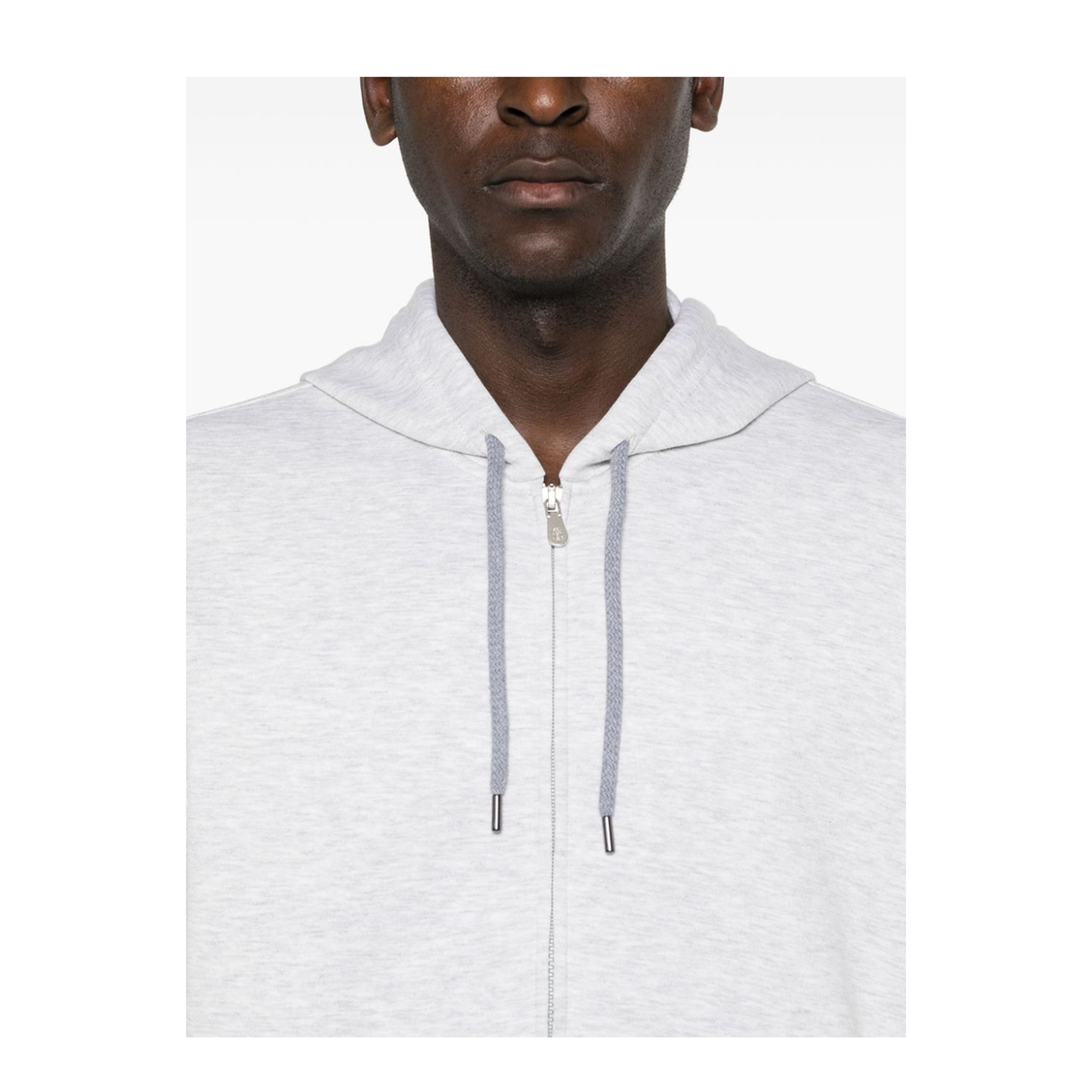 Double Cloth Sweatshirt in Pearl Grey - Image 2
