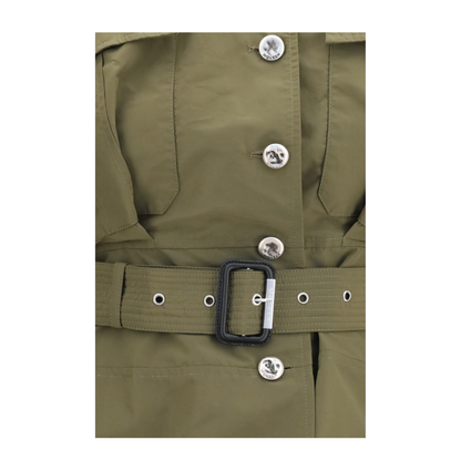 Cropped Belted High-Neck Jacket - Image 3