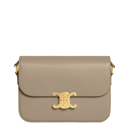Triomphe Classique Shoulder Bag Taupe - Image 1