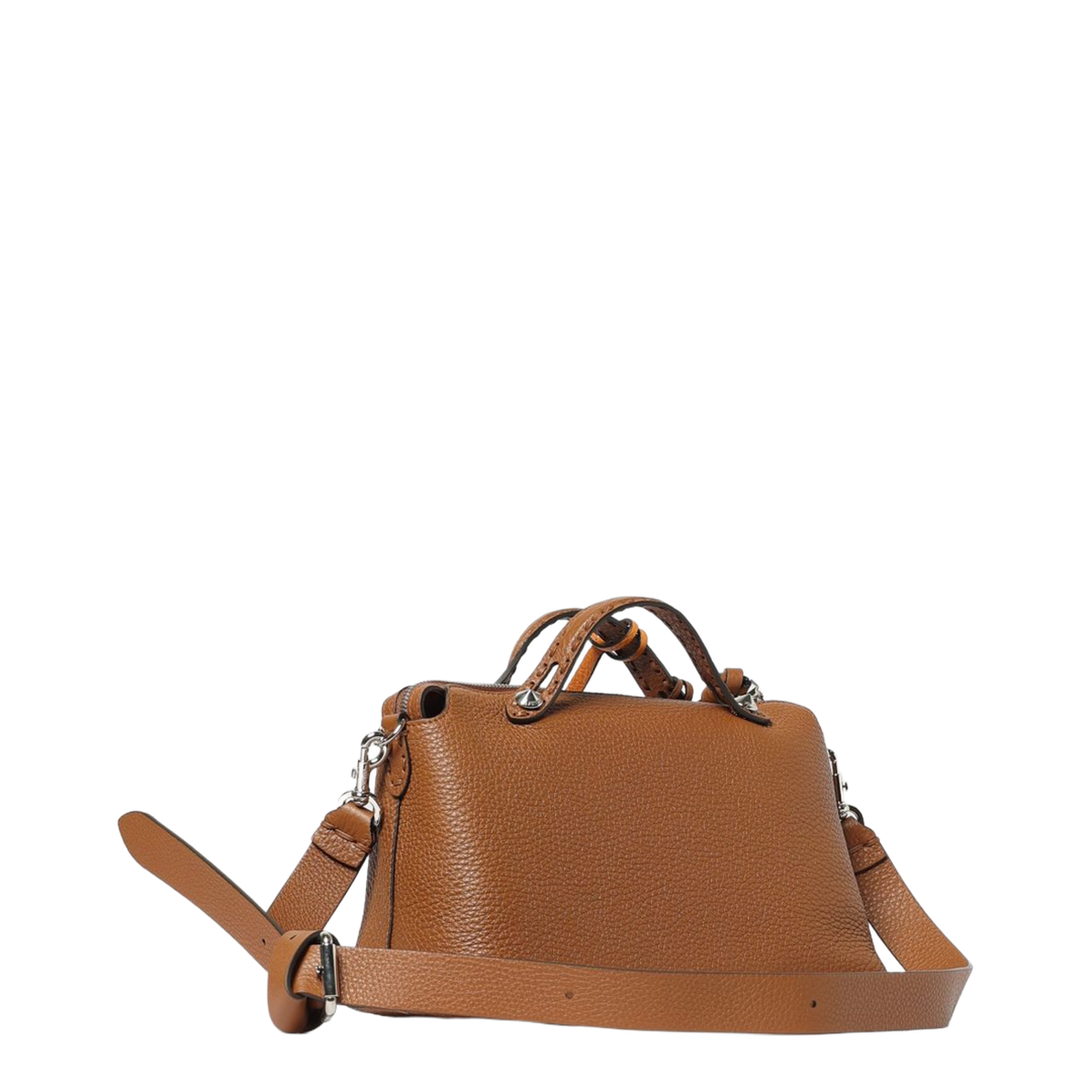 Messenger Bag Leather Brown - Image 3