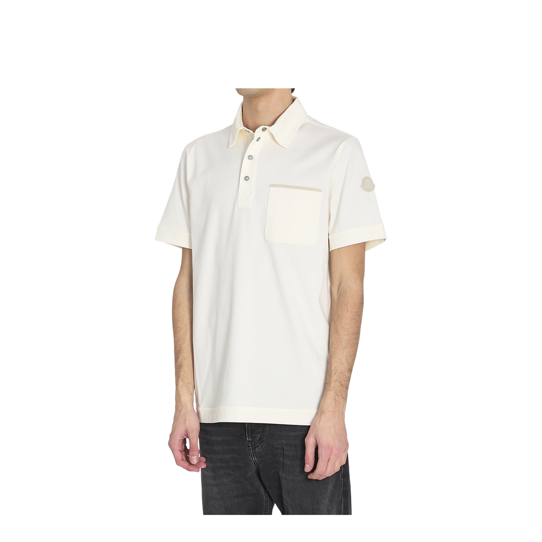 Polo Shirt in Stretch Cotton Piqué - Image 2