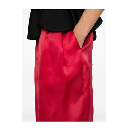 Silk Skirt with Concealed Fly and Pockets - Image 4