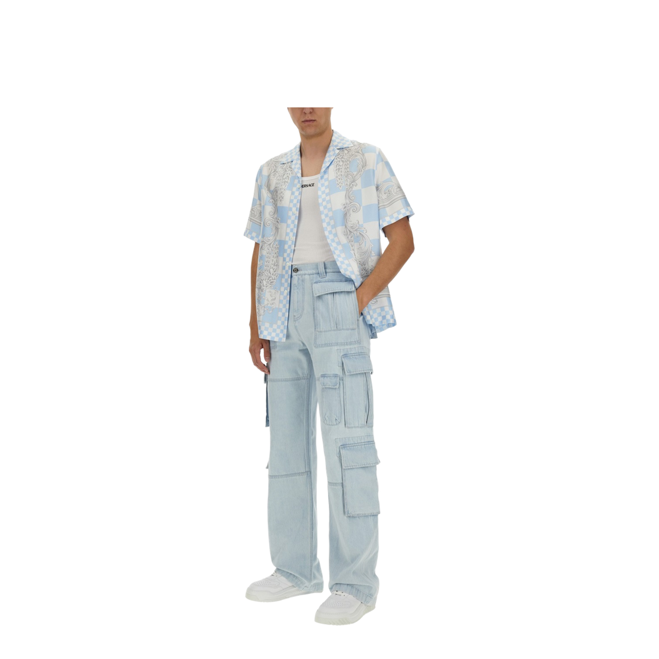 Cargo Jeans Light Blue - Image 2