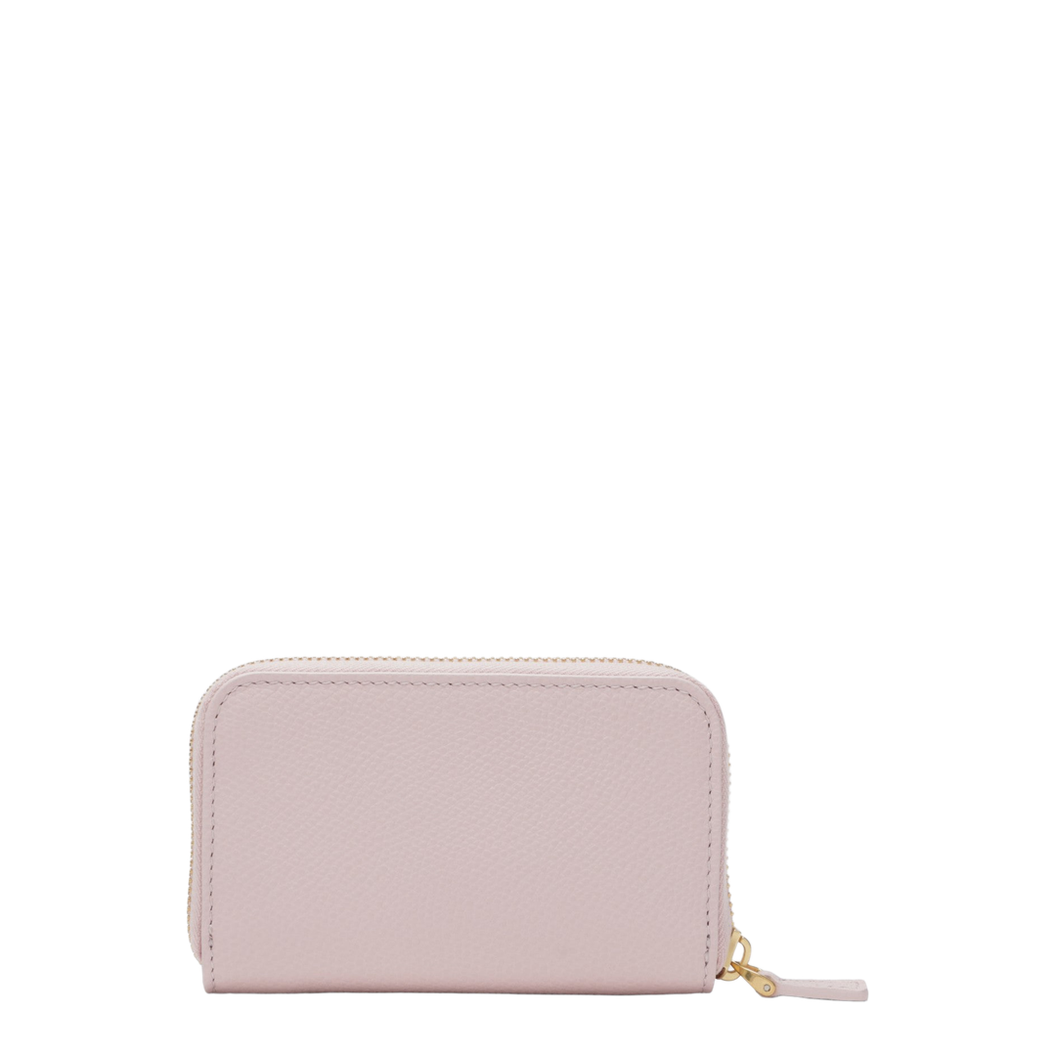 Cherryfic Mini Zip Wallet in Grainy Calfskin (Rose Quartz) - Image 2