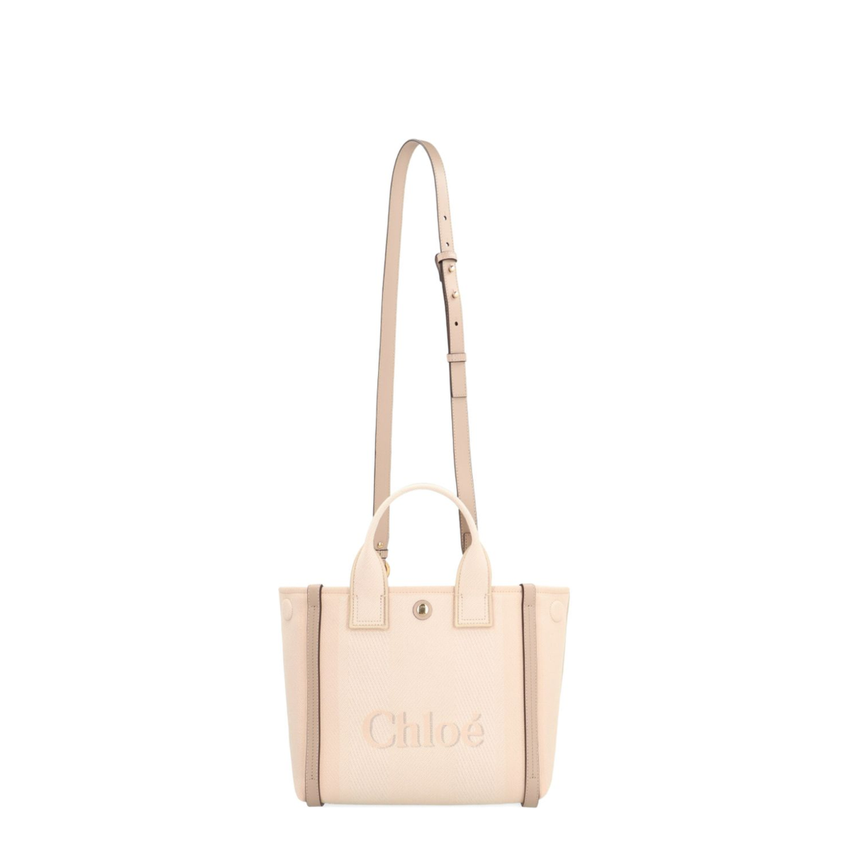 Small Canvas Tote Bag - Blushy Beige - Image 1